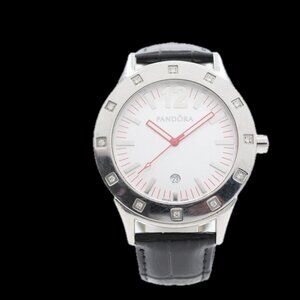 Vintage Pandora 811007WH Imagine Grand Men's Quartz Wristwatch Swiss Steel